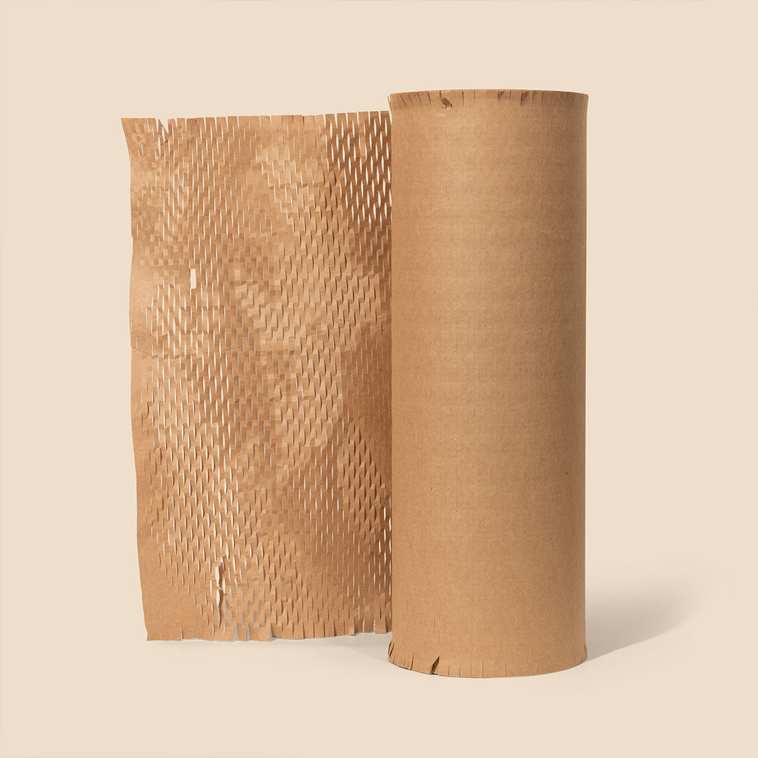 50m40cm Kraft Honeycomb Packaging Paper Roll, Eco Friendly Honeycomb Packaging  Paper Roll For Moving, Protection, Gift Wrapping And Fragile Items